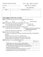 KIỂM TRA HÌNH 8 HKI