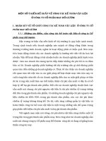 MỘT SỐ Ý KIẾN ĐỀ XUẤT VỀ CÔNG TÁC KẾ TOÁN VẬT LIỆU