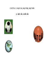 HA mặt cầu khối cầu