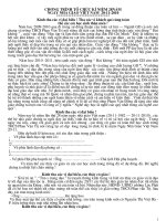 Tổ chức 20 - 11 ( hay)