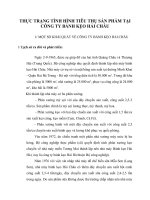 THỰC TRẠNG TÌNH HÌNH TIÊU THỤ SẢN PHẨM TẠI CÔNG TY BÁNH KẸO HẢI CHÂU