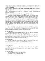 THỰC TRẠNG HOẠT ĐỘNG TIÊU THỤ SẢN PHẨM CỦA CÔNG TY TNHH CÁT LÂM