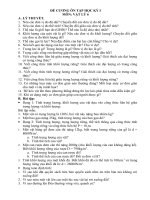 ĐỀ CƯƠNG ÔN TẬP HỌC KỲ I - vl6