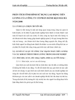 PHÂN TÍCH TÌNH HÌNH SỬ DỤNG LAO ĐỘNG TIỀN LƯƠNG CỦA CÔNG TY CỔ PHẦN BÁNH KẸO HẢI HÀ NĂM 2008