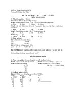 đề ktra cuối kì 1 môn toán