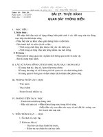 Bai 27. Thuc Hanh - Quan sat thuong bien