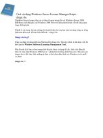 Cách sử dụng Windows Server License Manager Script slmgr.vbs