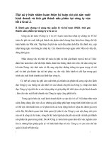 Một số ý kiến nhằm hoàn thiện kế toán chi phí sản xuất kinh doanh và tính giá thành sản phẩm tại công ty vận tải ô tô số 3