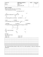 Đap an & de thi án thang 1 lop 4