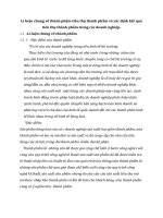 Lí luận chung về thành phẩm tiêu thụ thành phẩm và xác định kết quả tiêu thụ thành phẩm trong các doanh nghiệp