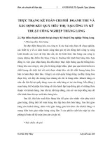 THỰC TRẠNG KẾ TOÁN CHI PHÍ  DOANH THU VÀ XÁC ĐỊNH KẾT QUẢ TIÊU THỤ TẠI CÔNG TY KỸ THUẬT CÔNG NGHIỆP THĂNG LONG