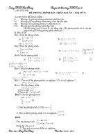 Chuyen De He Ph­uong Trinh .Moi 100%