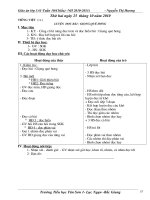 giáo án lớp 3-Tuần 10(chiều)