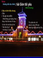 Sài gon tôi yêu - Minh Hương