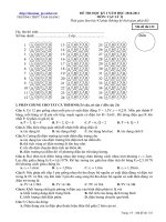 Đề_HD Lý 11 HK I số 9