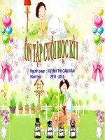 ÔN TẬP KIỂM TRA CUỐI HKI-LỚP 2 - NĂM HỌC 2010-2011