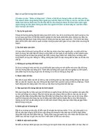 Bạn có sai lầm trong kinh doanh?