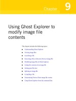 Using Ghost Explorer to modify image file contents