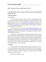 THỰC TRẠNG SẢN XUẤT CHÈ Ở THÁI NGUYÊN