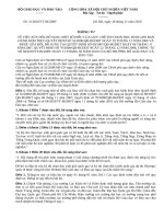 QUY CHẾ THI CHỌN HỌC SINH GIỎI