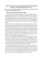 MỘT SỐ LÝ LUẬN VỀ HOẠT ĐỘNG PHÂN PHỐI SẢN PHẨM TRONG CÁC DOANH NGHIỆP SẢN XUẤT