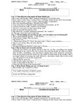 de kiem tra hoc ki I anh 8