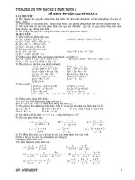 Tai lieu on tap hoc ki I mon toan 8