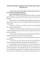 PHÂN TÍCH TÌNH HÌNH TÀI CHÍNH CỦA TRUNG TÂM DU LỊCH THANH NIÊN VIỆT NAM