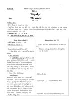 Giáo án lớp 2-Tuần 11