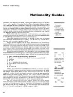 Nationality Guides