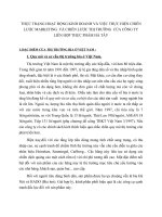 THỰC TRẠNG HOẠT ĐỘNG KINH DOANH VÀ VIỆC THỰC HIỆN CHIẾN LƯỢC MARKETING  VÀ CHIẾN LƯỢC THỊ TRƯỜNG  CỦA CÔNG TY LIÊN HỢP THỰC PHẨM HÀ TÂY