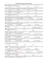 Đề cương ôn tập Hóa 10-Trắc nghiệm -CB