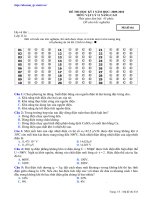 Đề mẫu thi HKI Lý 11 số 7