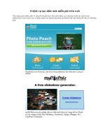 8 dịch vụ tạo slide ảnh miễn phí trên web