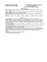 đề thi HS giỏi môn hóa(2010-2011)