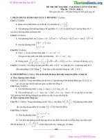 63 bộ đề thi thử đại học 2011 Phần 13