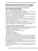 THỰC TRẠNG KẾ TOÁN CHI PHÍ SẢN XUẤT VÀ TÍNH GIÁ THÀNH SẢN PHẨM Ở NHÀ MÁY XI MĂNG LÂM NGHIỆP