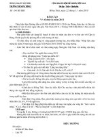 KẾT QUẢ TỔ CHỨC THỰC HIỆN KỶ NIỆM 20/11