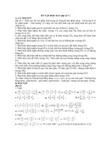 de cuong on tap hoc ki I toan 7