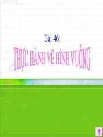 Thực hành vẽ hình vuông