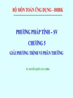 Giai gan dung PT Vi Phân thuong
