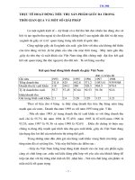 THỰC TẾ HOẠT ĐỘNG TIÊU THỤ SẢN PHẨM GIẦY DA TRONG THỜI GIAN QUA VÀ MỘT SỐ GIẢI PHÁP