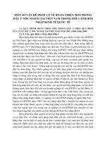 Một số vấn đề pháp lý về hoàn thiện môi trường Đầu tư nước ngoài tại Việt nam trong bối cảnh hội nhập kinh tế quốc tế