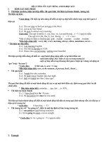 đề cương ôn tập Englíh 8-lý thuyết