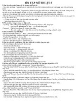 Đề Cương ôn thi HKI môn MT năm 2010-2011