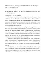 LÝ LUẬN CHUNG VỀ HOẠT ĐỘNG TIÊU THỤ SẢN PHẨM TRONG SẢN XUẤT KINH DOANH