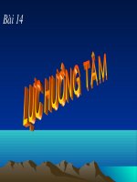 Bài 14 LỰC HƯỚNG TÂM
