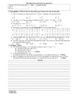 Đề kiểm tra chương 2, Đại 7