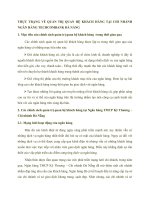 THỰC TRẠNG VỀ QUẢN TRỊ QUAN HỆ KHÁCH HÀNG TẠI CHI NHÁNH NGÂN HÀNG TECHCOMBANK ĐÀ NẴNG