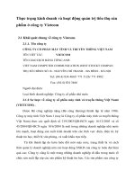 Thực trạng kinh doanh và hoạt động quản trị tiêu thụ sản phẩm ở công ty Vietcom